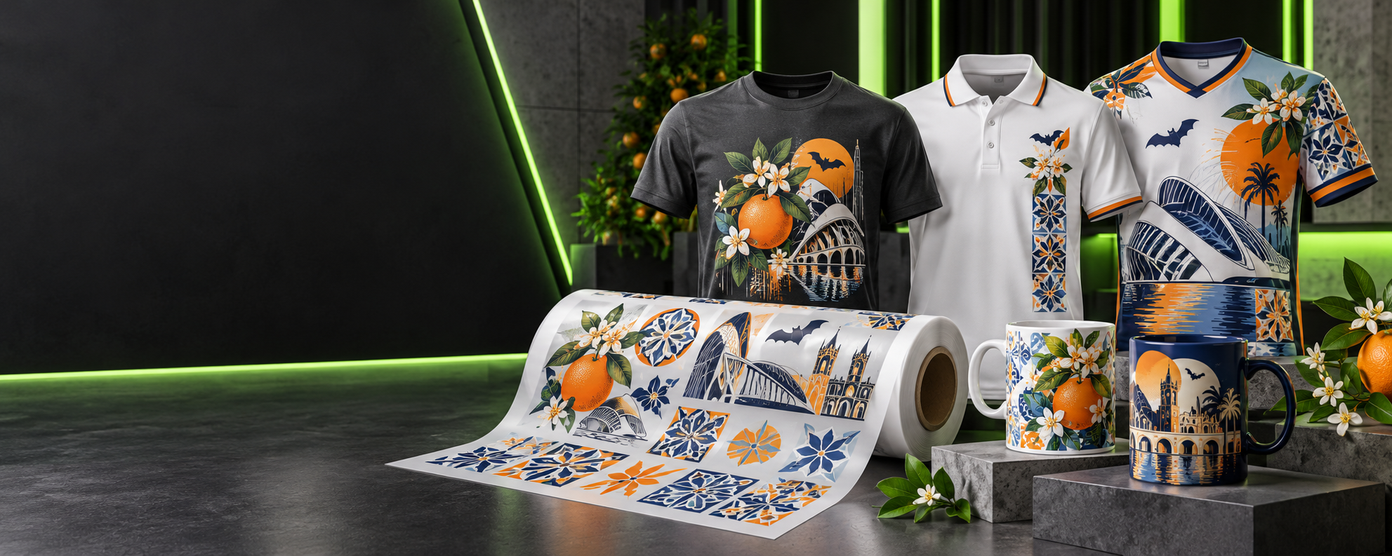 Impresión textil personalizada en Valencia